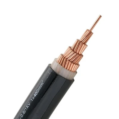 Kabel Kuasa Bawah Tanah XLPE 3 Teras 11kv Fleksibel Kabel Kuasa OFC 0 Awg