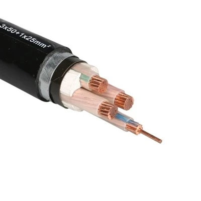 Kabel Teras Berkembar XLPE 35mm 100mm Kabel EVA Kereta Api Pembinaan Perindustrian Kuprum Tunggal 100mm