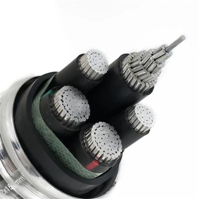 Kabel Kuasa Bersaling YJLHS XLPE PVC Nadir Bumi Aluminium Aloi Konduktor XLPE Berperisai