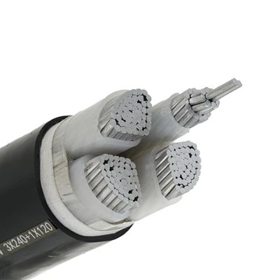 YJLV 0.6/1KV Penggunaan Luaran Kabel LV Aluminium XLPE Berperisai Tahan UV