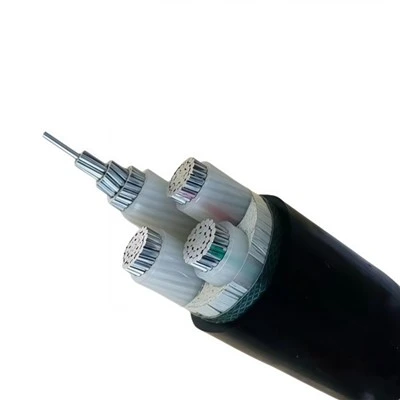 YJLV Kabel Kuasa Aluminium Wayar Teras Tunggal XLPE Bertebat PVC Sarung