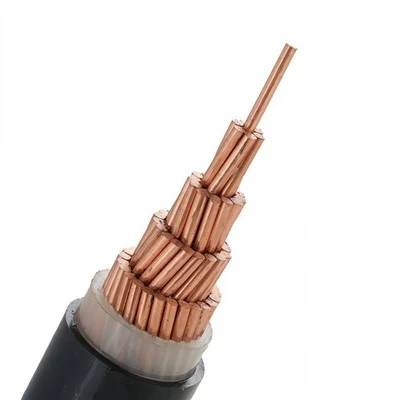 Kabel Teras Tunggal PVC Bertebat YJV XLPE Kabel Kuasa Voltan Rendah Teras Tembaga Tulen Industri